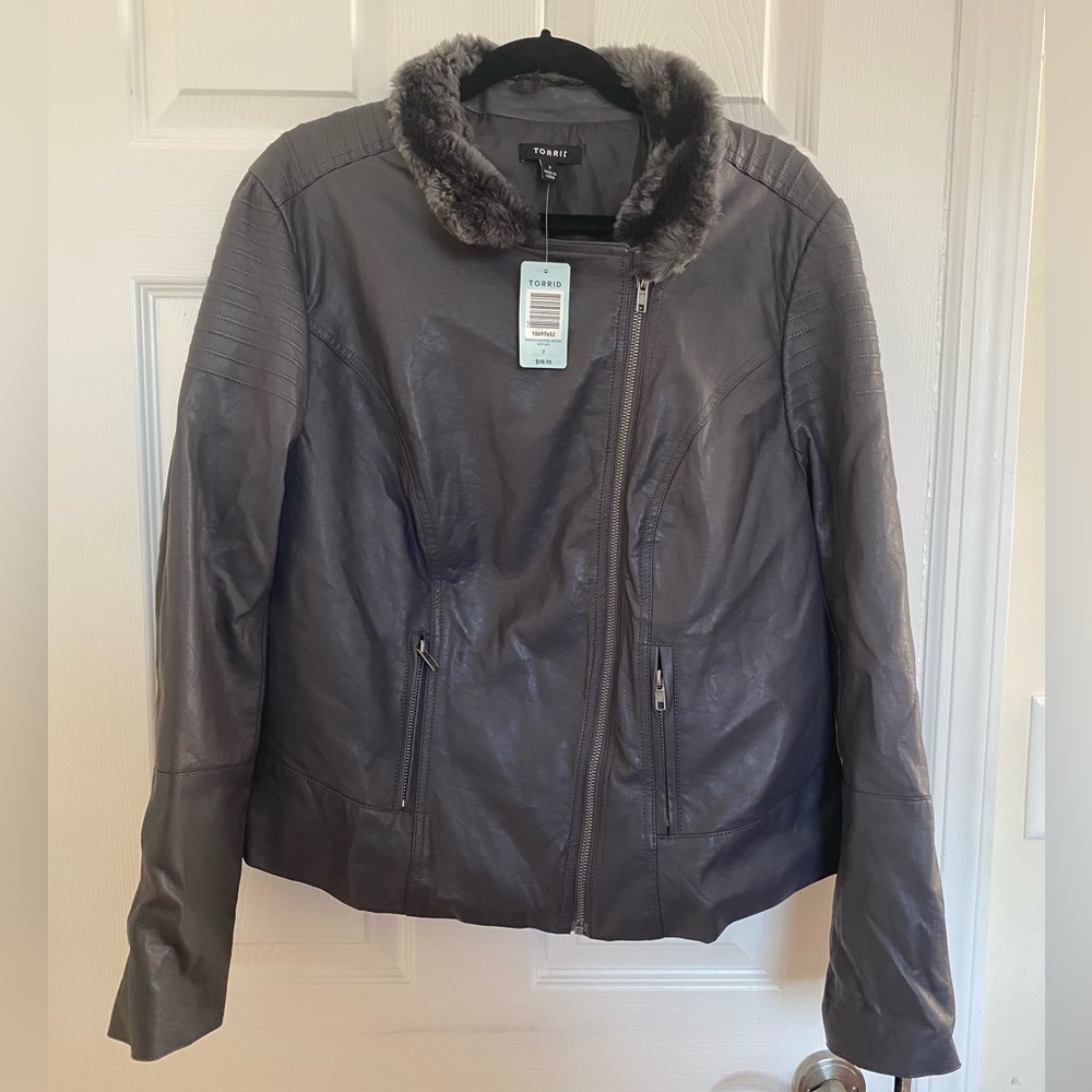 Torrid Size 2 Women’s Leather Jacket - Brand New